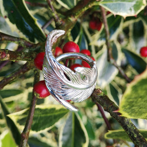 Embrace Angel Feather Ring