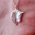 Detail of Nobel Horse Head Pendant made of sterling silver. Handmade in Cavan, Ireland.