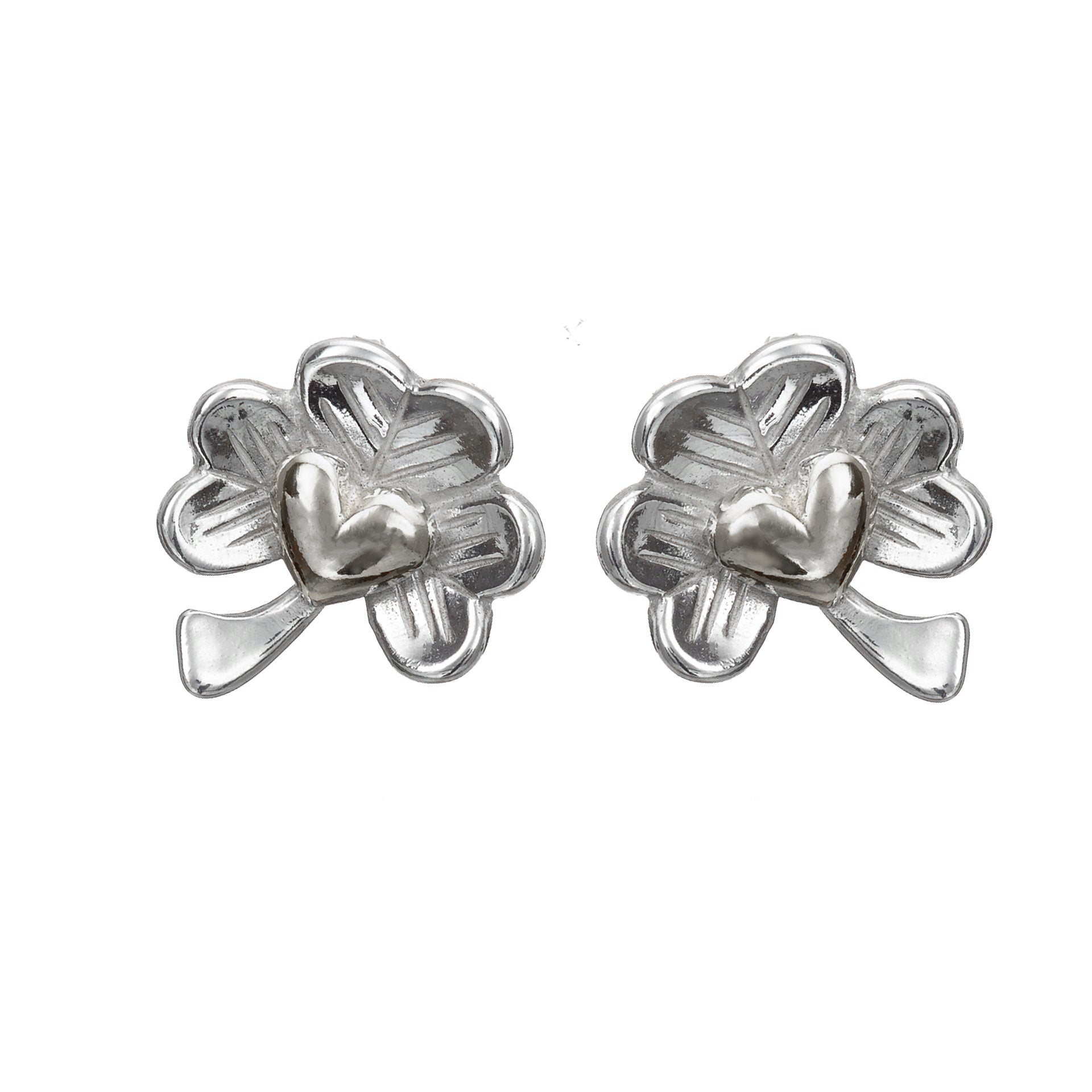 Love of Ireland Stud Earrings, Irish Design handcrafted from Sterling Silver
