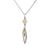 Angel Protection Pendant with a gold heart and gemstone beading, this special piece of jewelry makes the perfect gift! 