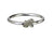 Irish stacking ring with silver bee symbol, by Elena Brennan Jewellery