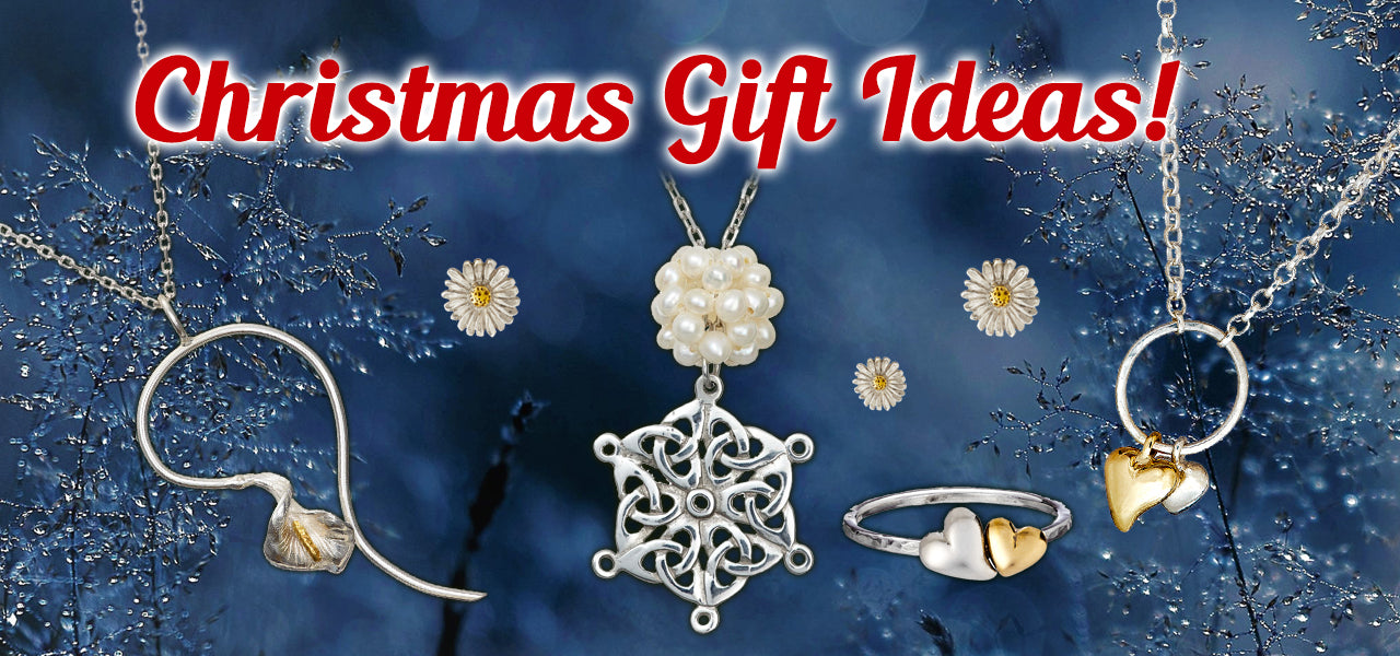 Christmas jewelry gift ideas banner.