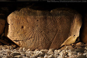 The K15 Knowth kerbstone at Brú na Bóinne.