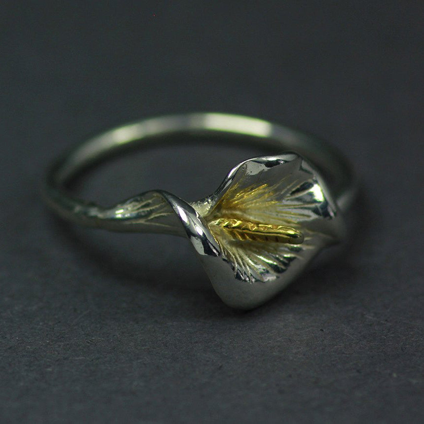 Peace 1916 Lily Ring is handcrafted by Irish Jewellery Designer Elena Brennan