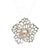 Petals & Pearls Lacy Flower Pendant, Gorgeous, elegant and simple in it's beauty. Created by Elena Brennan Jewellery.
