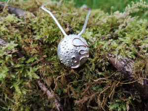 Journey of Life medium silver pendant, made in Cavan, Ireland.