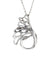 Small Swan Children of Lir Pendant made of sterling silver.