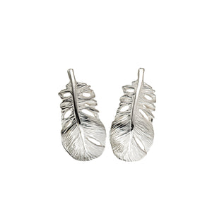 These sterling silver Baby Angel Feather Studs Earrings are a part of the My Angel jewellery collection.
