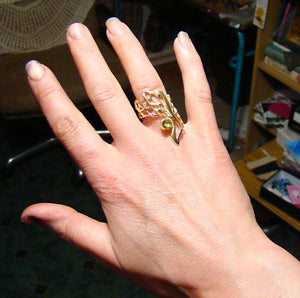 Butterfly Wing Gossamer Ring is available in both Sterling Silver and Gold.
