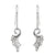 Swan Drop Earrings made from Sterling Silver. The perfect Irish gift for a jewelry loving girl!