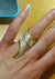 Long Angel wings ring, sterling silver, made in Ireland, by Elena Brennan Jewellery 