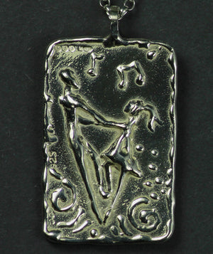Dancing at the Crossroads Pendant available in Sterling Silver or Gold.
