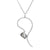 Lily Peace Pendant is handcrafted from sterling silver by Elena Brennan Jewellery, part of the Mise Éire Collection.