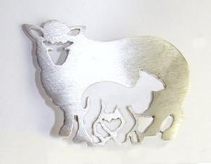 Mother and Lamb Pendant