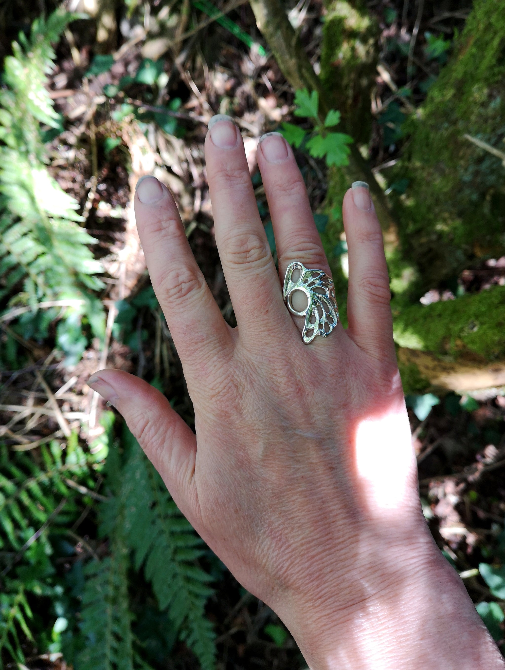 Gorgeous Gossamer Ring, Statement Ring, Gemstone