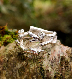 Twiggy Ring / Family Birthstone Ring