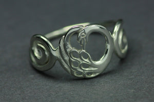 Disc Swan Ring, part of the Children of Lir Jewelry Collection, a perfect occasion gift!
