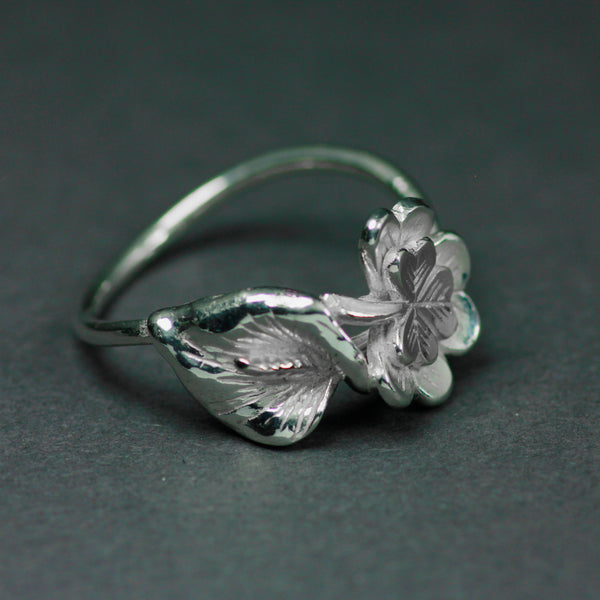 Rebirth Of A Nation Shamrock Jewelry Sterling Silver Ring Irish Elena Brennan Jewellery 5535