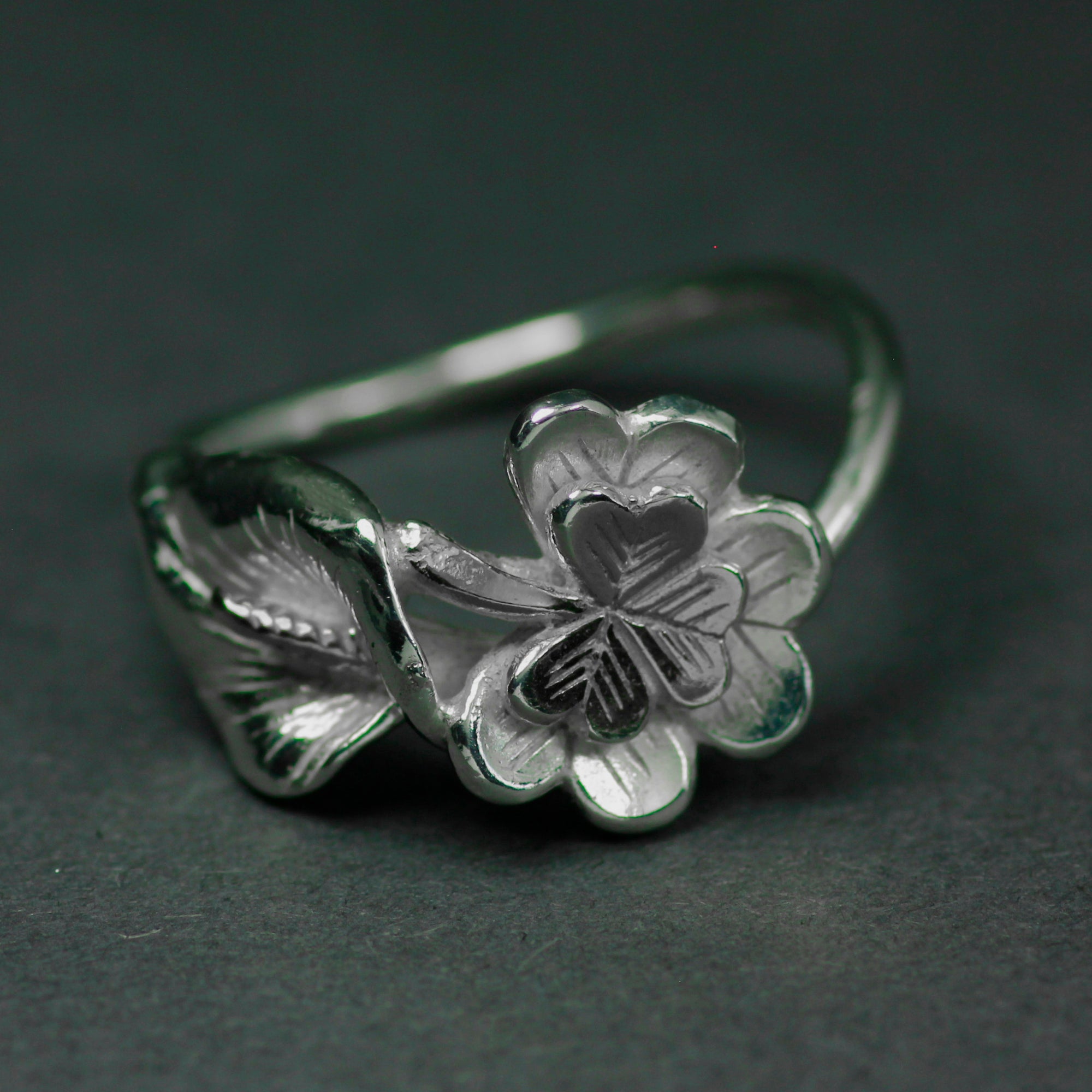 Sterling Silver Rebirth of a Nation Lily Ring is handcrafted by Irish Jewellery Designer Elena Brennan.