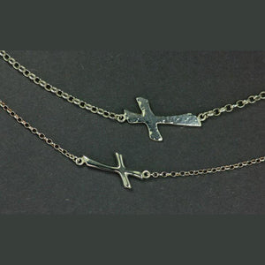 Sterling Silver Crosses Necklace, jewellery representing the past, present and future!