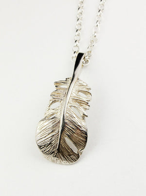 Baby Angel Feather Pendant, a sterling silver necklace, the perfect gift for that someone special, a reminder that the angels are near!