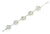 Petals & Pearls Gossamer Bracelet with a classic silver finish, an effortlessly elegant piece.