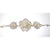 Petals & Pearls Gossamer Lacy Flower Bracelet is a handcrafted timeless piece.