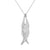 Two Angel Wings Necklace, made from Sterling Silver is the perfect special gift for a loved one!