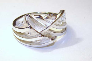 Silver Broighter Boat Celtic ring, especially created for the National Museum in Dublin.