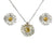 Oops a Daisy jewellery set with a pendant snd stud earrings.