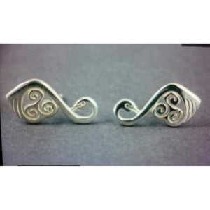 Celtic Swan Stud Earrings, Sterling Silver Jewelry, part of a set with a special pendant, a perfect gift for a special one! 