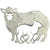 Mother & Lamb Brooch beautifully handcrafted from Sterling Silver in Cavan, Ireland.