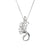 Single Swan Pendant from the Children of Lir collection. Silver Sterling handmade Jewellery.